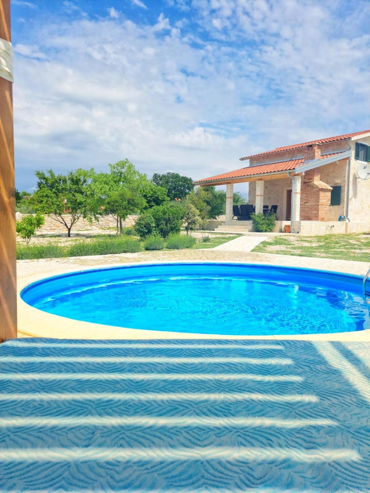 Villa Stone Pearl With Heated Swimming Pool Sveti Filip i Jakov Exterior photo