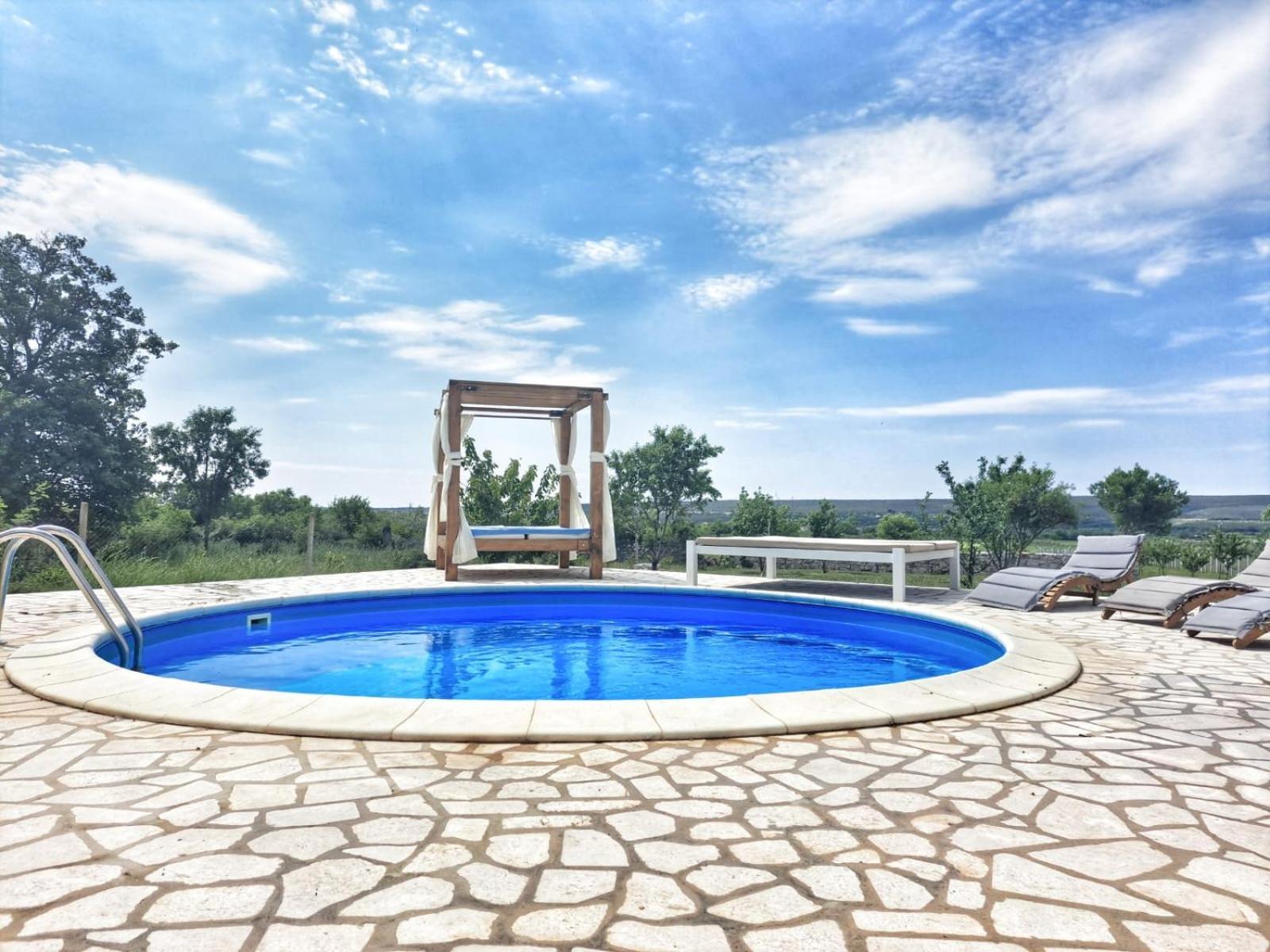 Villa Stone Pearl With Heated Swimming Pool Sveti Filip i Jakov Exterior photo